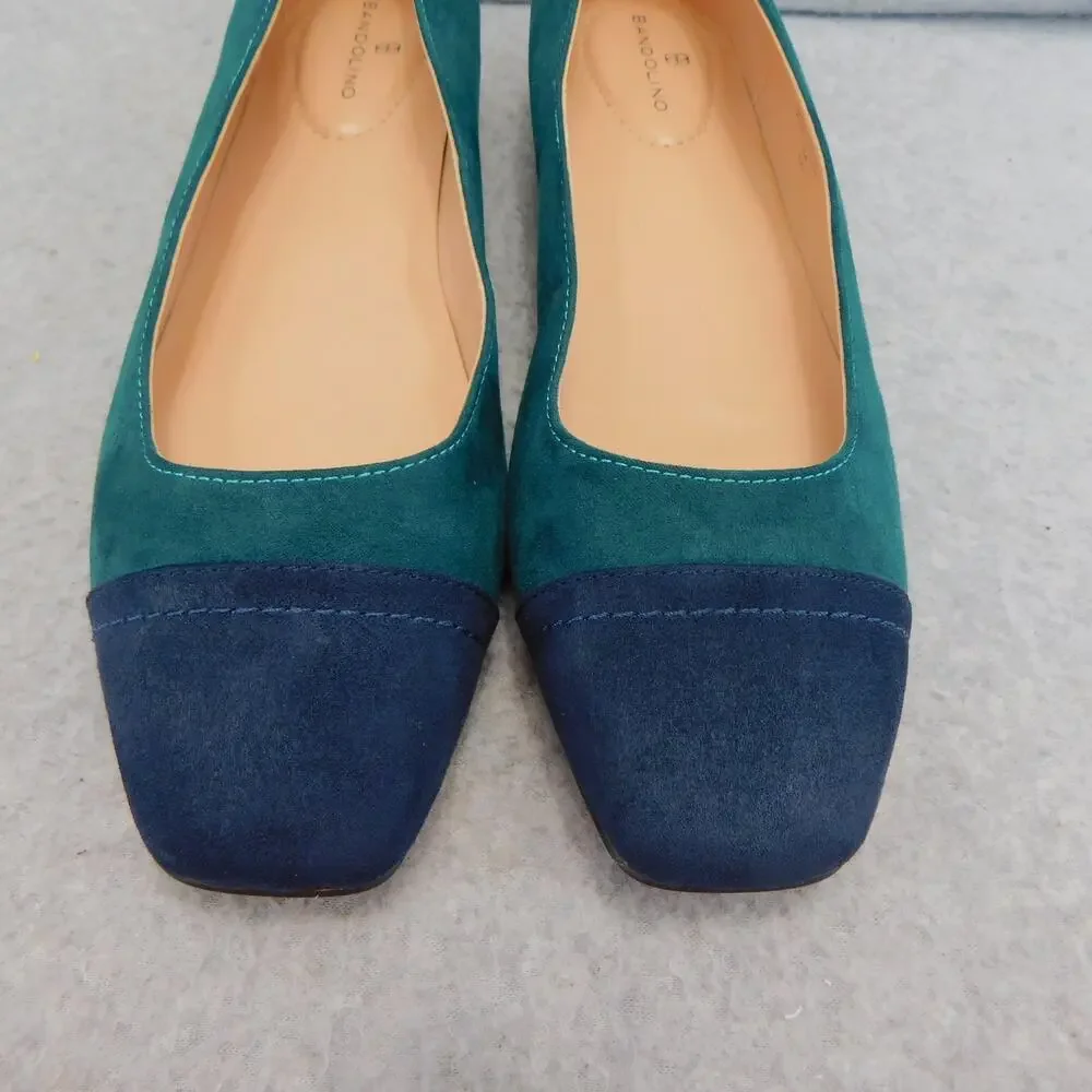 Bandolino Taprinz Ballet Flat Shoes Women Flats Size 8 Green/ Blue New - Picture 2 of 10